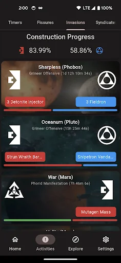 I-download ang Cephalon Navis – Ang Pinakamahusay na Warframe Hub - Screenshot 5