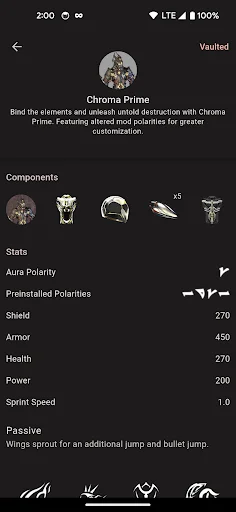 I-download ang Cephalon Navis – Ang Pinakamahusay na Warframe Hub - Screenshot 8