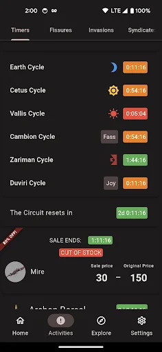 I-download ang Cephalon Navis – Ang Pinakamahusay na Warframe Hub - Screenshot 3