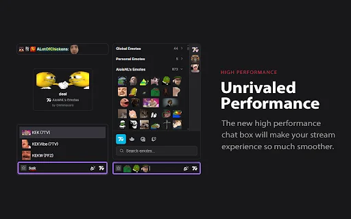 I-download ang 7TV Para sa Twitch at Kick – Pinakamahusay na Emotes - Screenshot 1