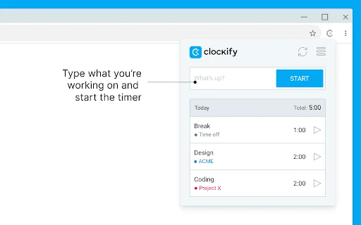 I-download ang Clockify Time Tracker – Libreng Time Tracker - Screenshot 1