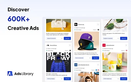 AdsLibrary: I-save ang Facebook, TikTok, at IG Ads sa Isang Click - Screenshot 2