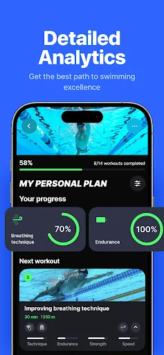 I-download ang SwimUp – Ang Iyong Personal na Swimming Coach - Screenshot 8