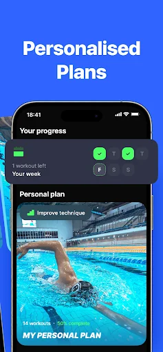 I-download ang SwimUp – Ang Iyong Personal na Swimming Coach - Screenshot 2