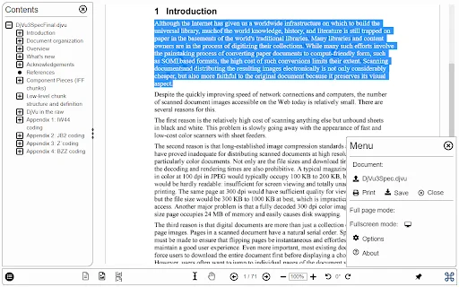 DjVu.js Viewer – Buksan ang mga .djvu file nang mabilis at libre - Screenshot 4