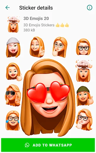 I-download ang Funny Emojis Stickers – Mga Cute na Sticker para sa WhatsApp - Screenshot 7